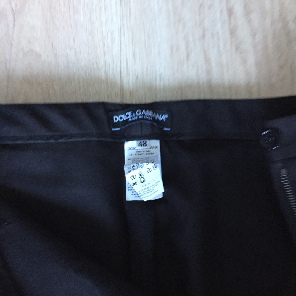 Dolce Gabbana Women’s Black Pants . US 12 . New - Picture 6 of 8
